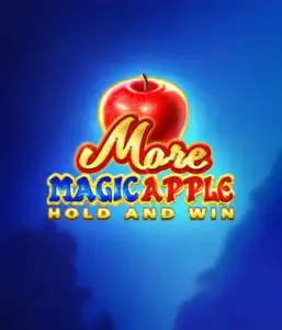 Enter the magical realm of More Magic Apple Hold and Win Slot by 3 Oaks Gaming, highlighting a luminous red apple on a rich blue background. This graphic portrays the game's theme of enchantment and wonder. Suited for lovers of magical themes, the vibrant colors and appealing design make this slot stand out. 