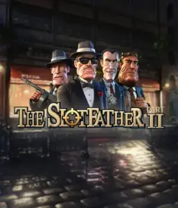 Enter the shadowy world of The Slotfather 2 slot by Betsoft, showcasing a lineup of iconic mafia characters in front of a moody urban backdrop. This image portrays the dramatic theme of the organized crime with its vivid character design and suspenseful setting. Great for players attracted to mafia stories, delivering a thrilling escape. 